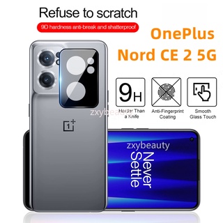 กระจกนิรภัยกันรอยเลนส์กล้อง แบบเต็มจอ สําหรับ OnePlus Nord CE 2 5G Nord CE2Lite 2T Nord CE2 Nord CE 2 Lite Nord2T 3 ชิ้น ต่อล็อต