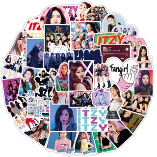 ITZY สติกเกอร์กันน้ำรูปแบบที่แตกต่างกัน, 50 ชิ้น