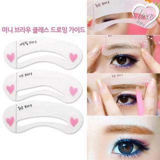 เทมเพลตเขียนคิ้วการ์ดแต่งคิ้วคิ้วแต่งหน้าแต่งลายคิ้ว     Template Eyebrow Drawing Card Brow Make-Up Stencil Grooming Shaping Drawing Shaping Eyebrow Card