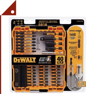 DEWALT : DWTDWA2NGFT40IR* ชุดดอกไขควง FlexTorq Impact Driver Bit Set, 40-Piece