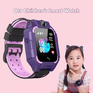 Q19 นาฬิกาเด็ก นาฬิกาโทรศัพท์ Kids Waterproof Smart Watch Phone Watch ติดตามตำแหน่ง ถ่ายรูป ใส่ซิม SOS Kids Tracker