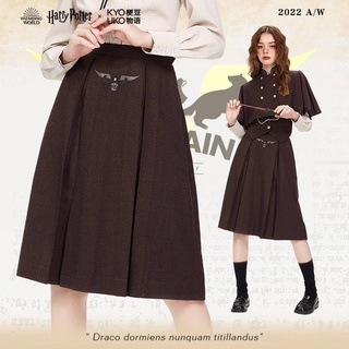 KYOUKO Harry Potter British College long skirt กระโปรงนักเรียน กระโปรงฮอกวอร์ตเสื้อผ้าสไตล์ผู้ดีอังกฤษ