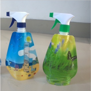 ถุงสเปรย์ กระบอกฉีดน้ำ พับเก็บได้ ขนาด 500 ML