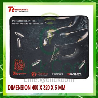 เเผ่นรองเม้าส์  Tt eSPORTS Mouse Pad Garena MP-DSH-BLKSMS-05