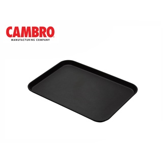 CAMBRO ถาดไฟเบอร์กลาสทรงสี่เหลี่ยมผืนผ้า พร้อมพื้นผิวยางกันลื่น 45x65ซม CAM1-1826CT