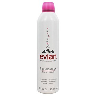 Evian Facial Spray Natural Mineral Water Moisturizes Refreshes 300ml.