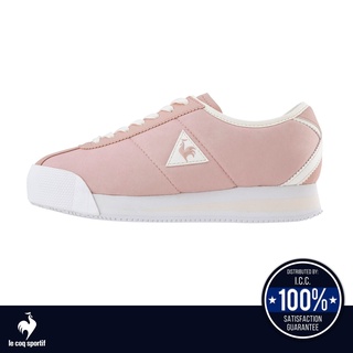 le coq sportif รองเท้าผู้หญิง รุ่น MONTPELLIER PF สีชมพู (รองเท้าผ้าใบสีขาว, รองเท้าแฟชั่น, รองเท้าสนีกเกอร์, lecoq)