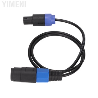 Yimeni Speaker Cable Professional Male To Female 4 Core Plug Ohm Head For Speaker❤HGF