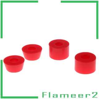 ( Flameer2 ) 2 Conical Bushings + 2 ทรงกระบอกสําหรับสเก็ตบอร์ดและ Longboard 90A