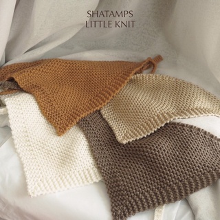 Shatamps - Little Knit ผ้าไหมพรมโพกหัว ผ้าโพกหัว ไหมพรมโพกหัว ผ้าสามเหลี่ยม