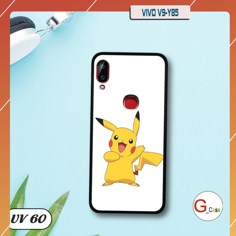 เคสโทรศัพท์ Vivo V9/ Y85 ด้านหลังด้านและขอบยางยืดหยุ่นพิมพ์ลาย