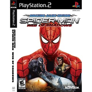 แผ่นเกมส์ Spider-Man Web of Shadows PS2 Playstation2 คุณภาพสูง ราคาถูก