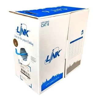 สายแลน CAT6 Link ภายใน แบ่งตัด 10-50 เมตร US-9106 สีขาว US-9106A สีฟ้า indoor สาย UTP LAN