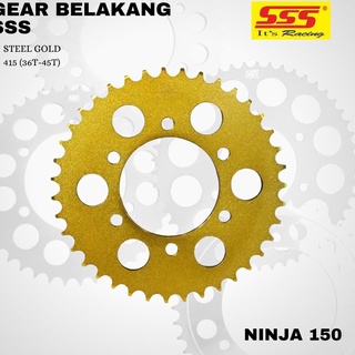 เกียร์เหล็ก สีทอง สําหรับ Ninja 150 R RR sss 415 36-45 BJH D8