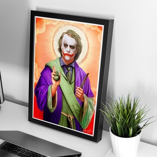 Saint Joker (heath ledger)  Poster its Just a POP ART Size 33x48 cm (13x19 inch)