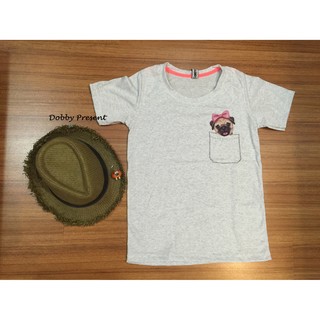 เสื้อยืด T-Shirt  Rakna Pug Girl