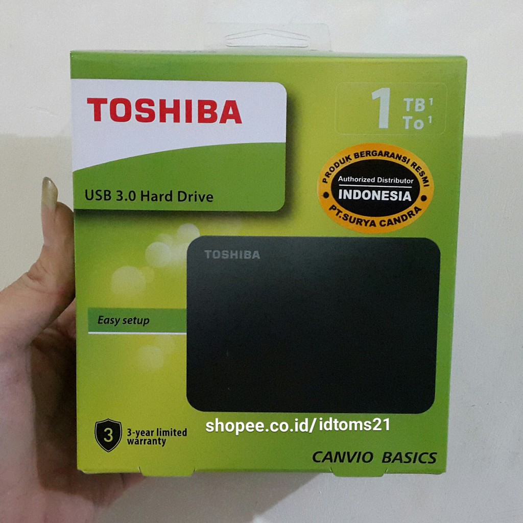 Harddisk Eksternal 1 Tb Toshiba Canvio เบสิค - Sandisk1688.th - ThaiPick