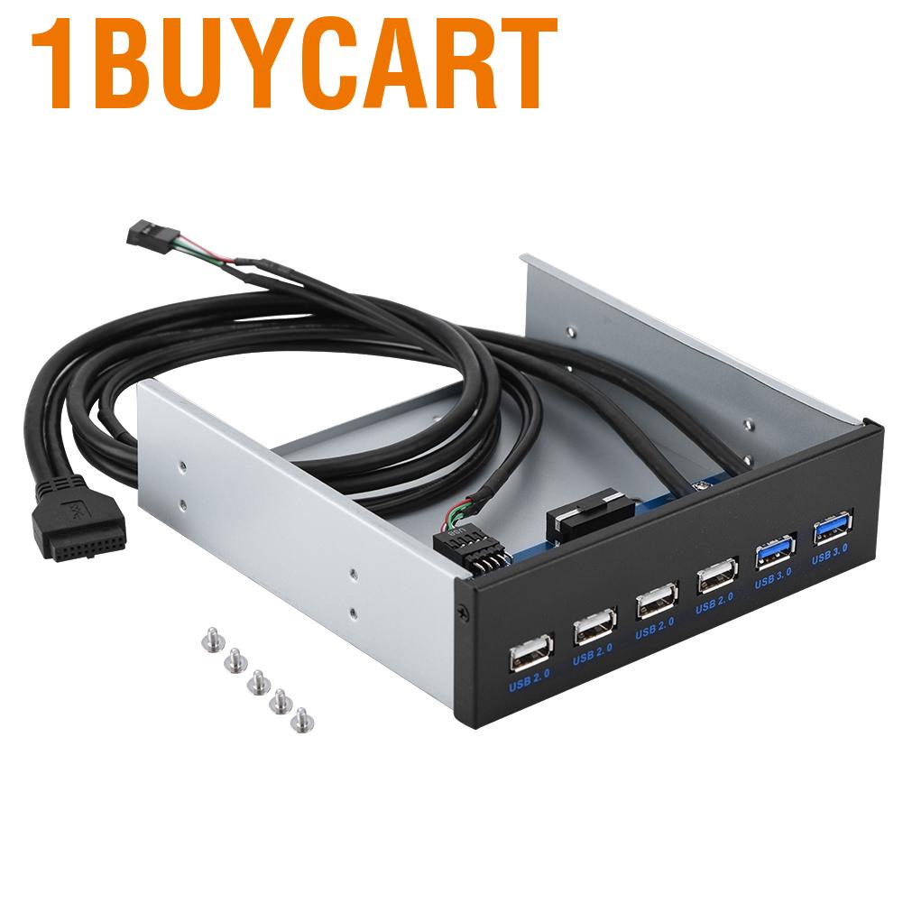 1buycart พอร์ต Usb 9 Pin 19 ถึง 2X 3.0 + 4XUsb 2.0 6