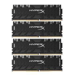 32GB (8GBx4) DDR4/3200 RAM PC (แรมพีซี) KINGSTON HyperX PREDATOR (HX432C16PB3K4/32)