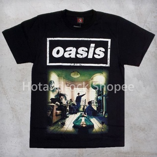 เสื้อวงสีดำ Oasis TDM 1492 Hotandrock