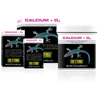 (พร้อมส่ง)Exoterra Calcium+Vitamin D3 และ MultiVitamin แคลเซียม วิตามิน สำหรับสัตว์เลื้อยคลานทุกชนิด
