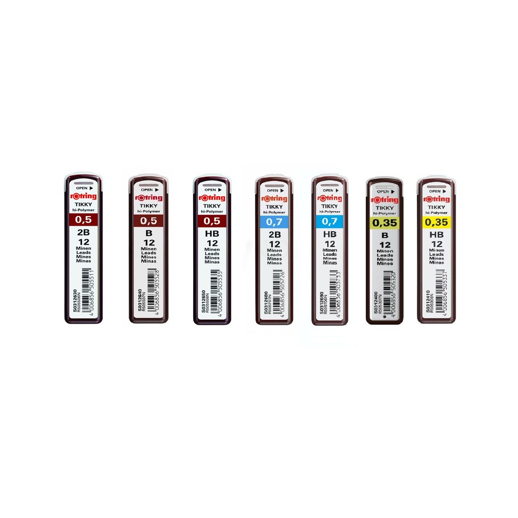 ไส้ดินสอกดรอตติ้ง ROTRING PENCIL LEAD (B, 2B, HB)