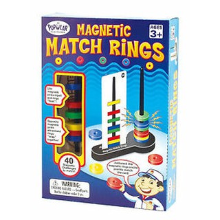 ของเล่น วงแหวนแม่เหล็กฝึกสมอง Magnetic Match Rings (Popular Playthings)