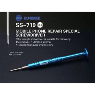 ไขควงไอโฟน3แฉก iPhone 7 7+  Ultraprecision Screwdriver suit 0.6 Y Tip type Mobile phone dismantling magnetic Bolt driver