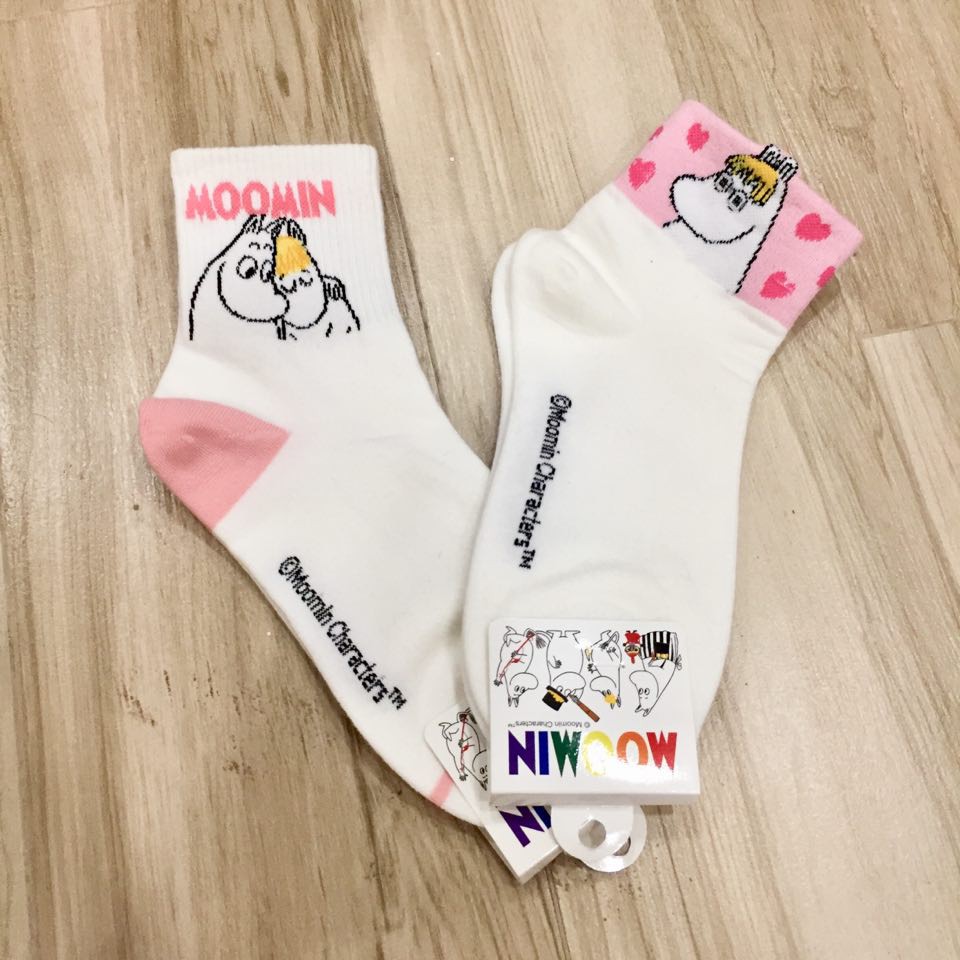 พร้อมส่ง! ถุงเท้ามูมินแบบมีข้อ (Moomin)