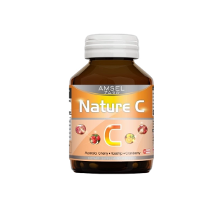 Amsel Nature C แอมเซล เนเจอร์ ซี วิตามินซีจากธรรมชาติ (60 แคปซูล)