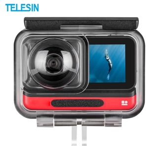 Telesin เคสป้องกัน กันน้ํา สําหรับกล้องแอคชั่น Insta360 ONE R 4K 360 Panoramic Edition