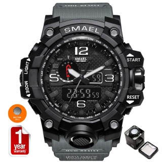 SMAEL นาฬิกาข้อมือผู้ชาย Sport Digital LED รุ่น SM1545 (Dark Grey)