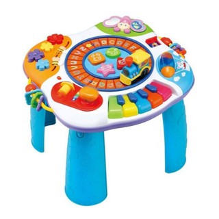 [ใช้ 2 โค้ดลดเพิ่ม] Kiddo Winfun โต๊ะกิจกรรมของเล่น Letter Train &amp; Piano Activity Table