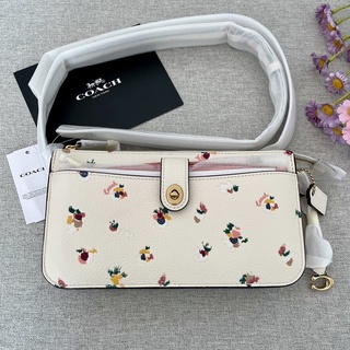 👑ผ่อน0%แท้100%👑C5874 กระเป๋าสะพาย Coach Noa Pop Up Messenger With Multi Floral Print