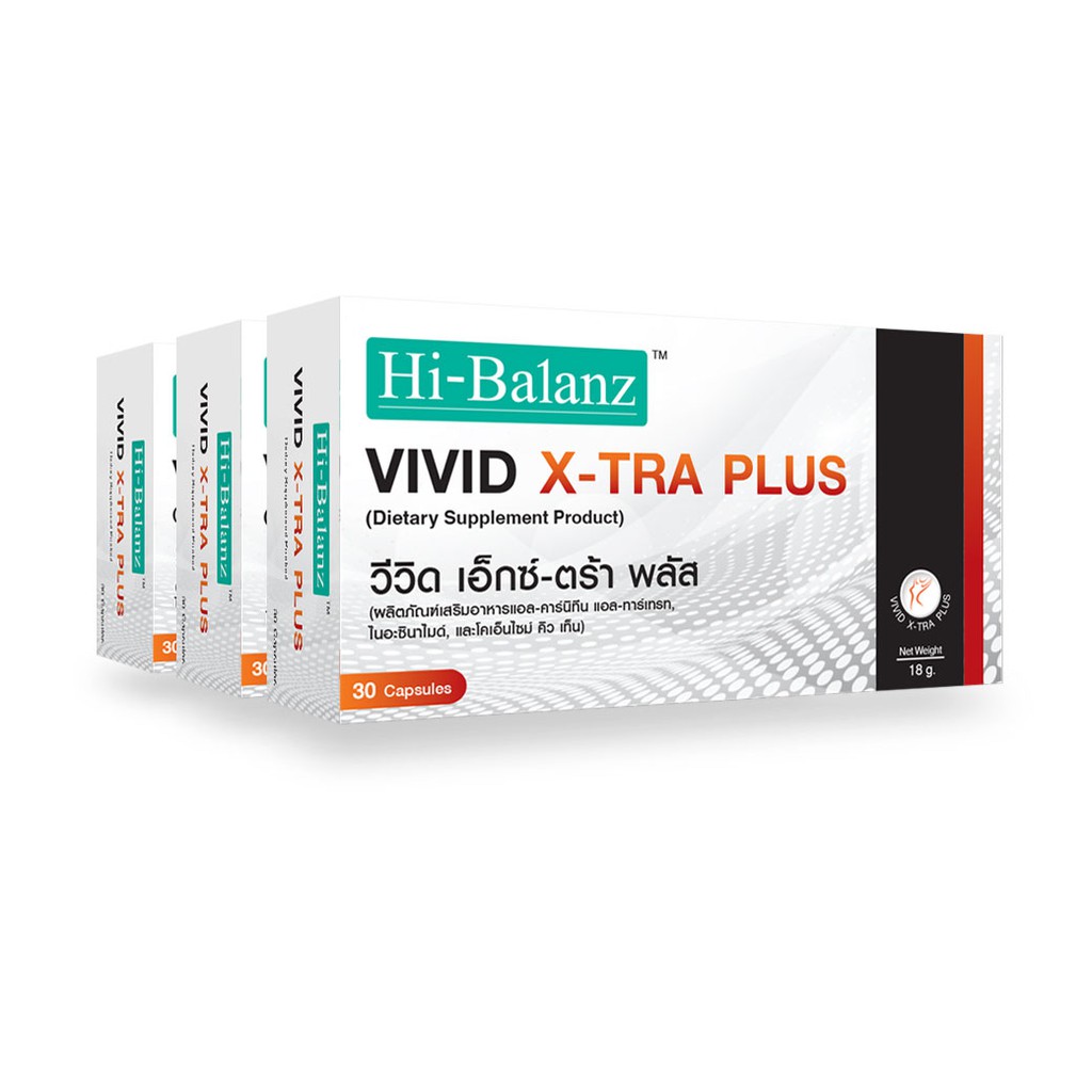 Hi-Balanz Vivid X-TRA Plus L-Carnitine / Pack 3