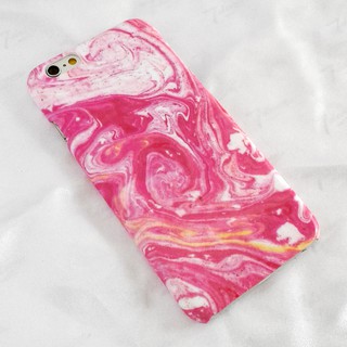 พร้อมส่ง เคสลาย Pink Marble  01