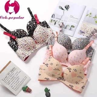 #152 🔥Push Up Bra🔥 ผู้หญิงเสื้อชั้นในไร้โครงสุดน่ารักจากเกาหลี （เฉพะาเสื้อใน กางเกงแยกนะค่ะ） COK