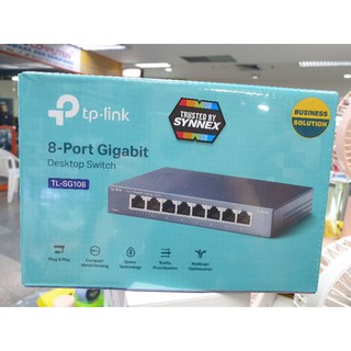 🖼🍓ส่งไวทันใจ Gigabit Switching Hub 8 Port TP-LINK TL-SG108 (7")