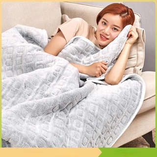 Electric Heating blanket ผ้าห่มไฟฟ้า ผ้าปูนอนไออุ่น ผ้าคลุมเตียงให้ความอบอุ่น ปรับได้ 4 ระดับ ขนาดใหญ่ 150X180 cm