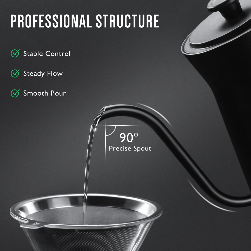 SOULHAND Electric Water Pot Coffee Kettle Hot Jug Temperature Control