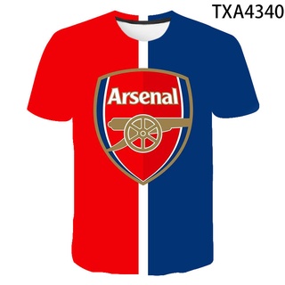 2021 New Summer Arsenal Football Club T shirt Fashion Streetwear Men Women 3D Printed T-shirts Cool Tops Tee