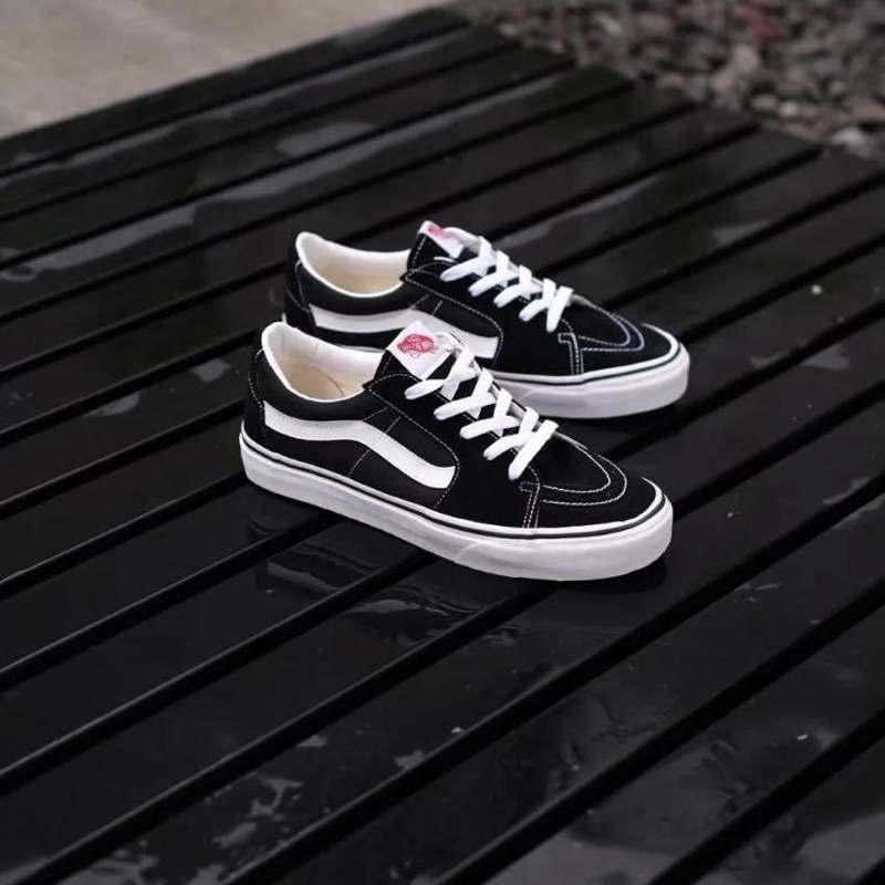 Vans Sk8 Low Classic Black Shopee Thailand
