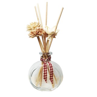 Aroma&amp;More -ขวดแก้วน้ำหอมกระจายกลิ่นทรงกลมแบน ขนาดบรรจุ 100 ML/Fancy bottle for room diffuser