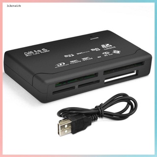 เครื่องอ่านการ์ดหน่วยความจํา 26-IN-1 USB 2.0 สําหรับการ์ดดิจิตอล CF XD MS SDHC