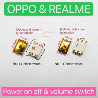 สวิตช์เปิด ปิด และปรับระดับเสียง Oppo และ Realme 10-50 ชิ้น