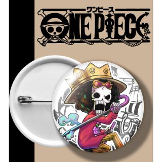 ONEPIECE BADGE เข็มกลัด วันพีช #วันพีช บรูค