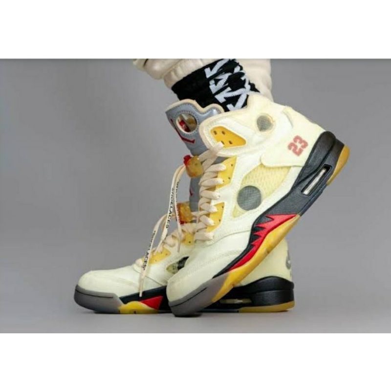 Jordan5 offwhite sail