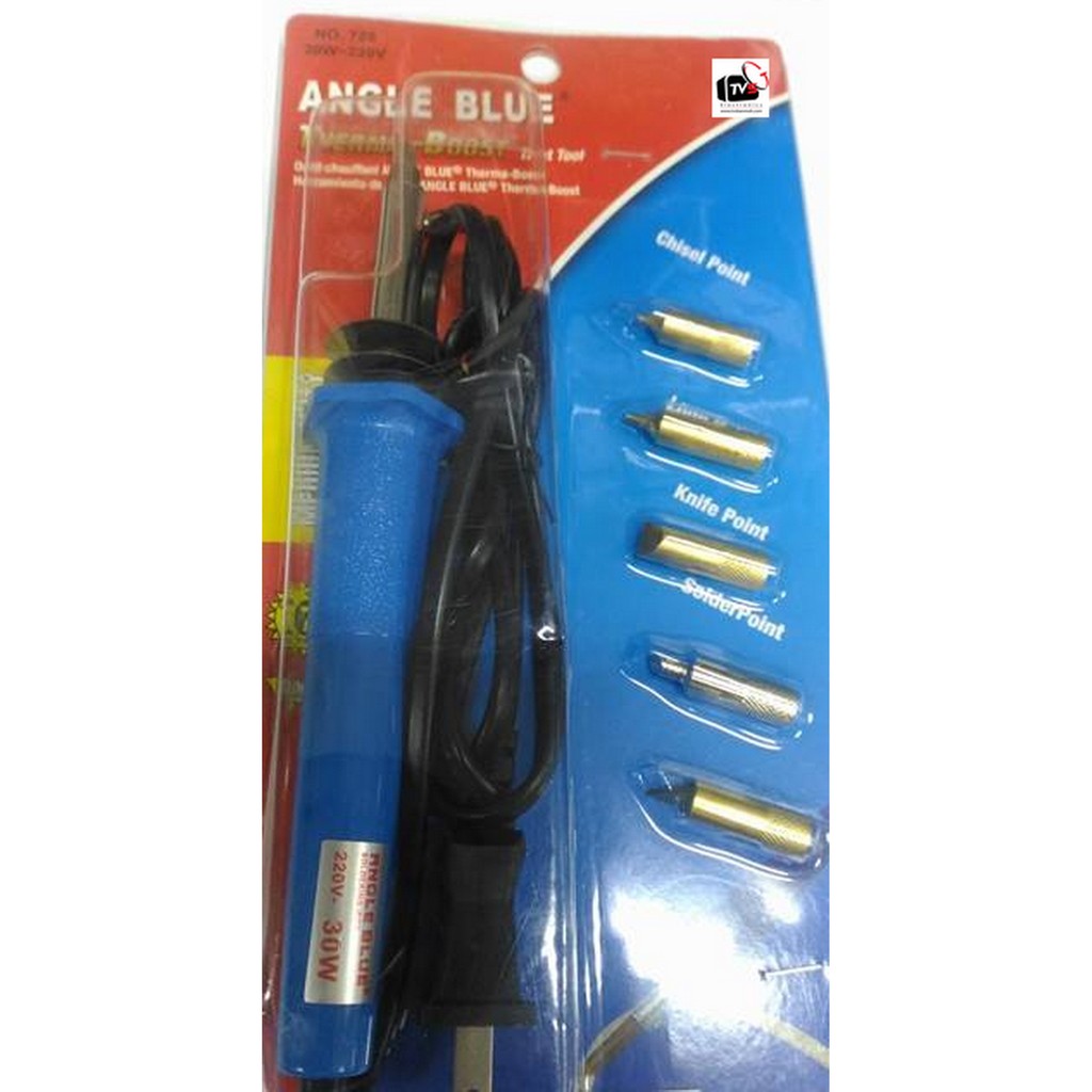 ลดราคา หัวแร้ง ด้ามปากกา Angle Blue No.725 - หัวทองแดง #ค้นหาเพิ่มเติม ชุด หัวแร้ง ด้ามปากกา HAKKO เสาอากาศดิจิตอล Outdoor ครบชุดเครื่องมือช่าง หัวแร้งบัดกรี