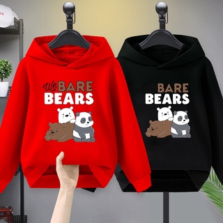 E04 เสื้อกันหนาวเด็กสไตส์เกาหลี สกรีนลายการ์ตูนน่ารักใส่ได้ทั้งหญิงและชาย ผ้าโพลีเอสเตอร์ ใส่สบาย**ปลีก-ส่ง**
