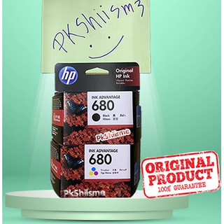 HP 680 Black/Tri-Color Original Ink หมึกตลับของแท้💯